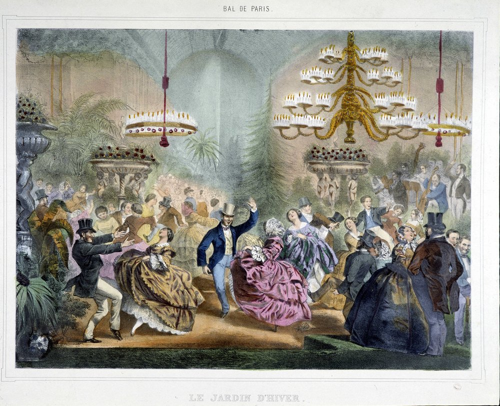 Ball im Wintergarten von Unknown artist