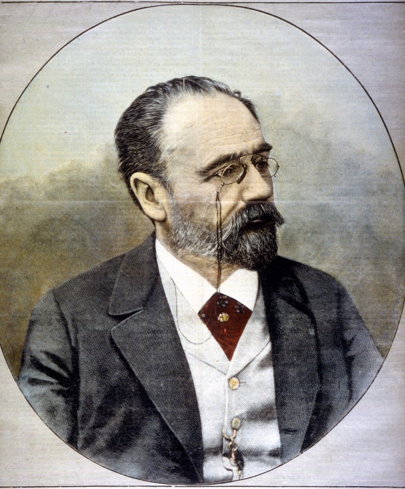 Porträt von Emile Zola von Unknown artist