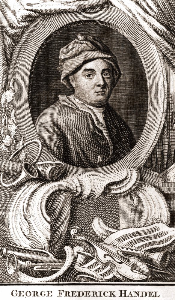 Porträt von Georg Friedrich Händel von Unknown artist