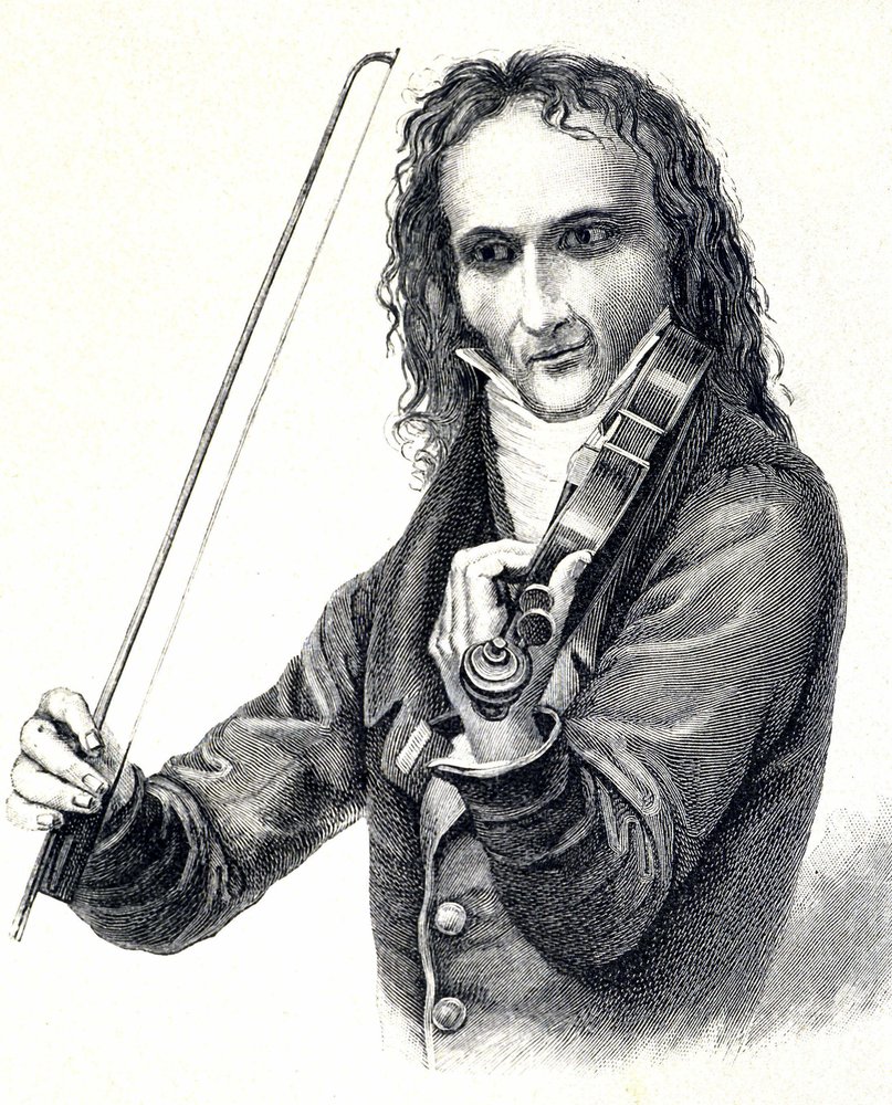 Porträt von Niccolò Paganini (1782-1840) von Unknown artist