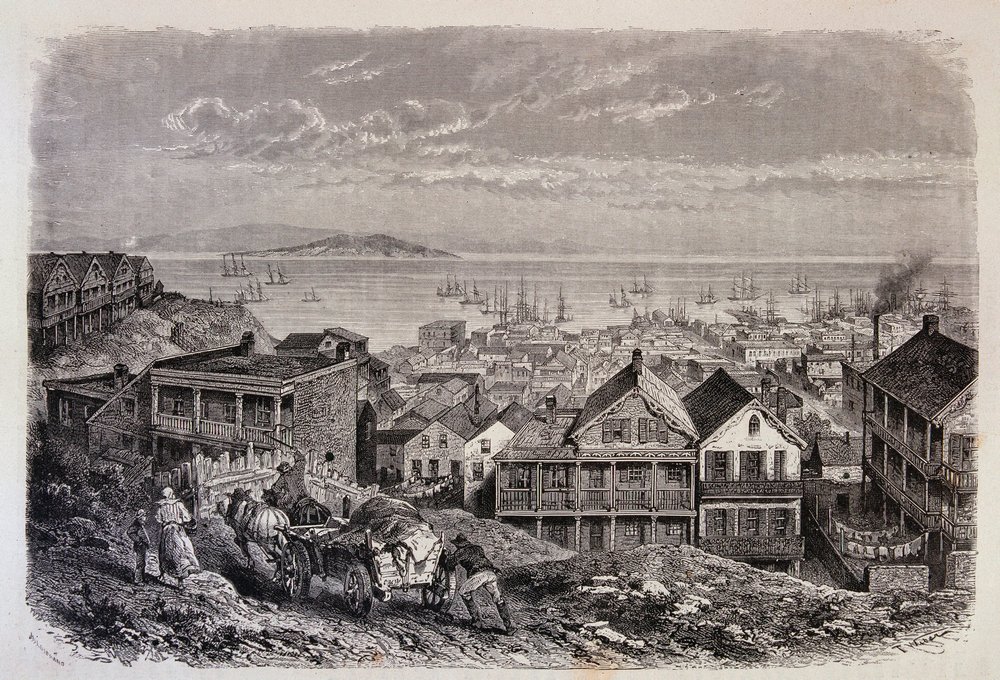 San Francisco Bay (Kalifornien) - in „Rund um die Welt“ von Unknown artist