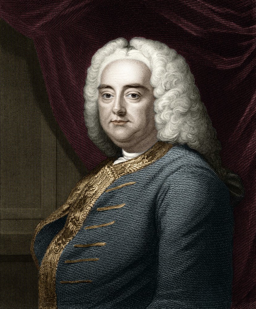 Porträt von Georg Friedrich Händel. von Unknown artist