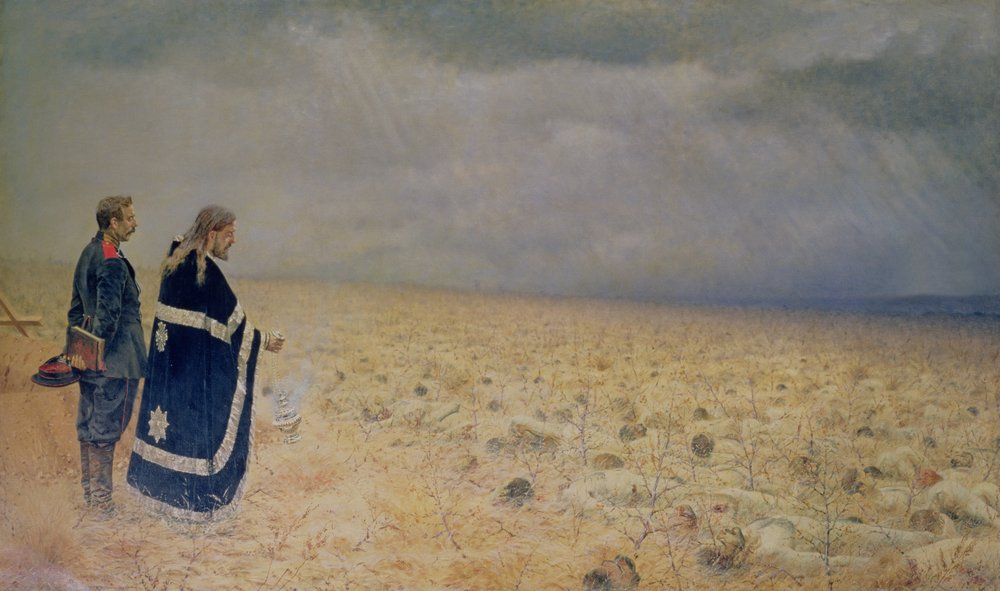 Die Besiegten. Requiem für die Toten von Vasili Vasilievich Vereshchagin