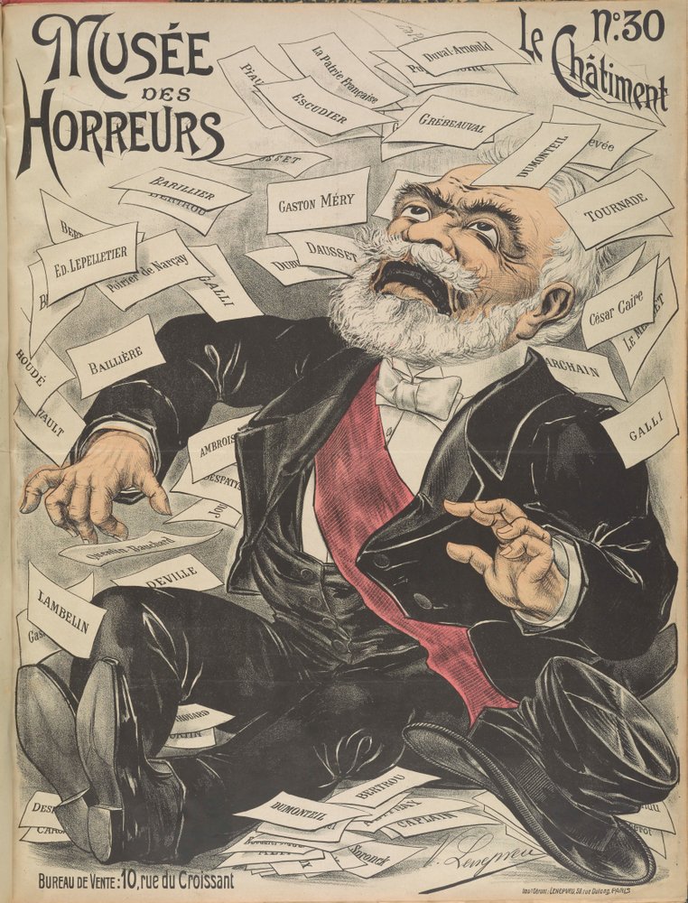 Musée des Horreurs Galerie der Schrecken: Émile Loubet, 1899 von Victor Lenepveu