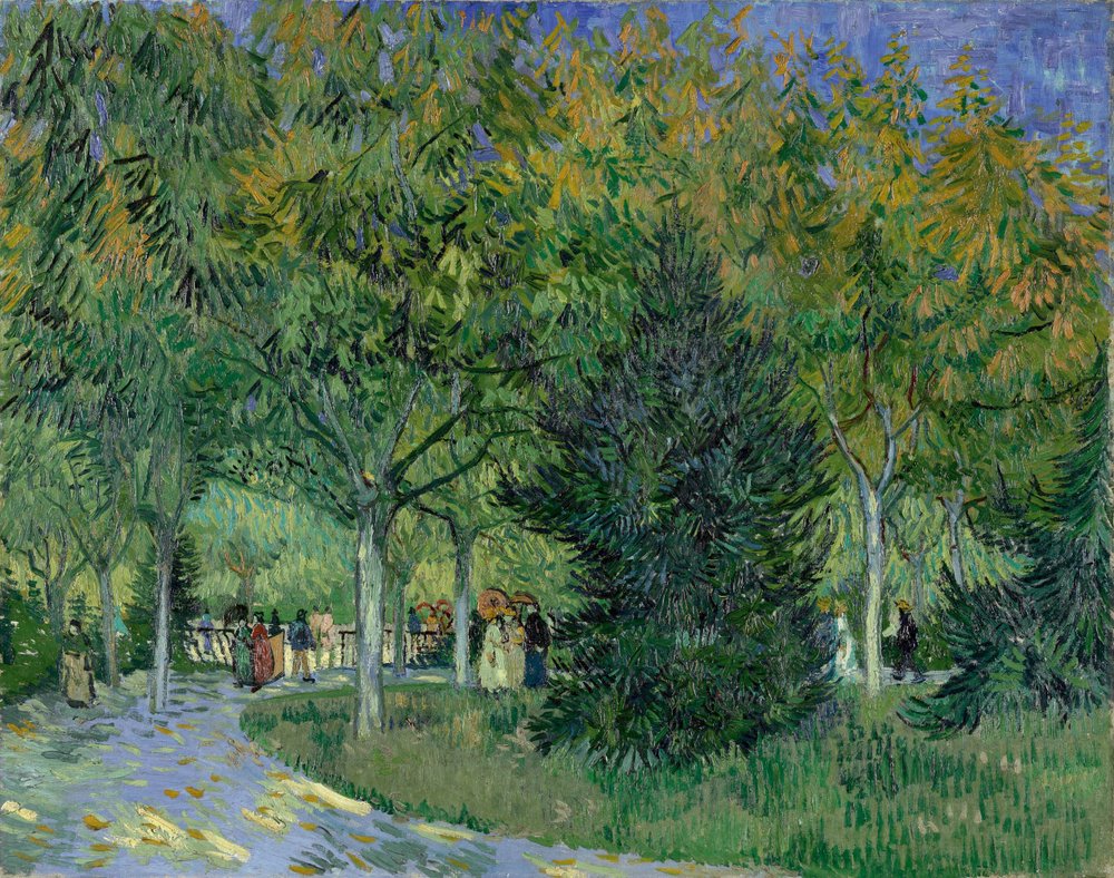 Weg im Park von Arles, 1888 von Vincent van Gogh: Kunstdruck