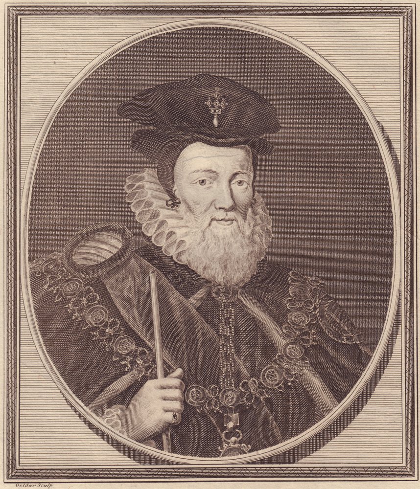 Porträt von William Cecil von John Ward Dunsmore