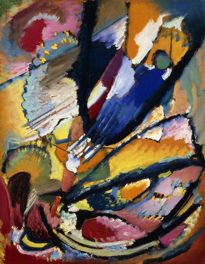 Das jüngste Gericht - Wassily Kandinsky als Kunstdruck oder