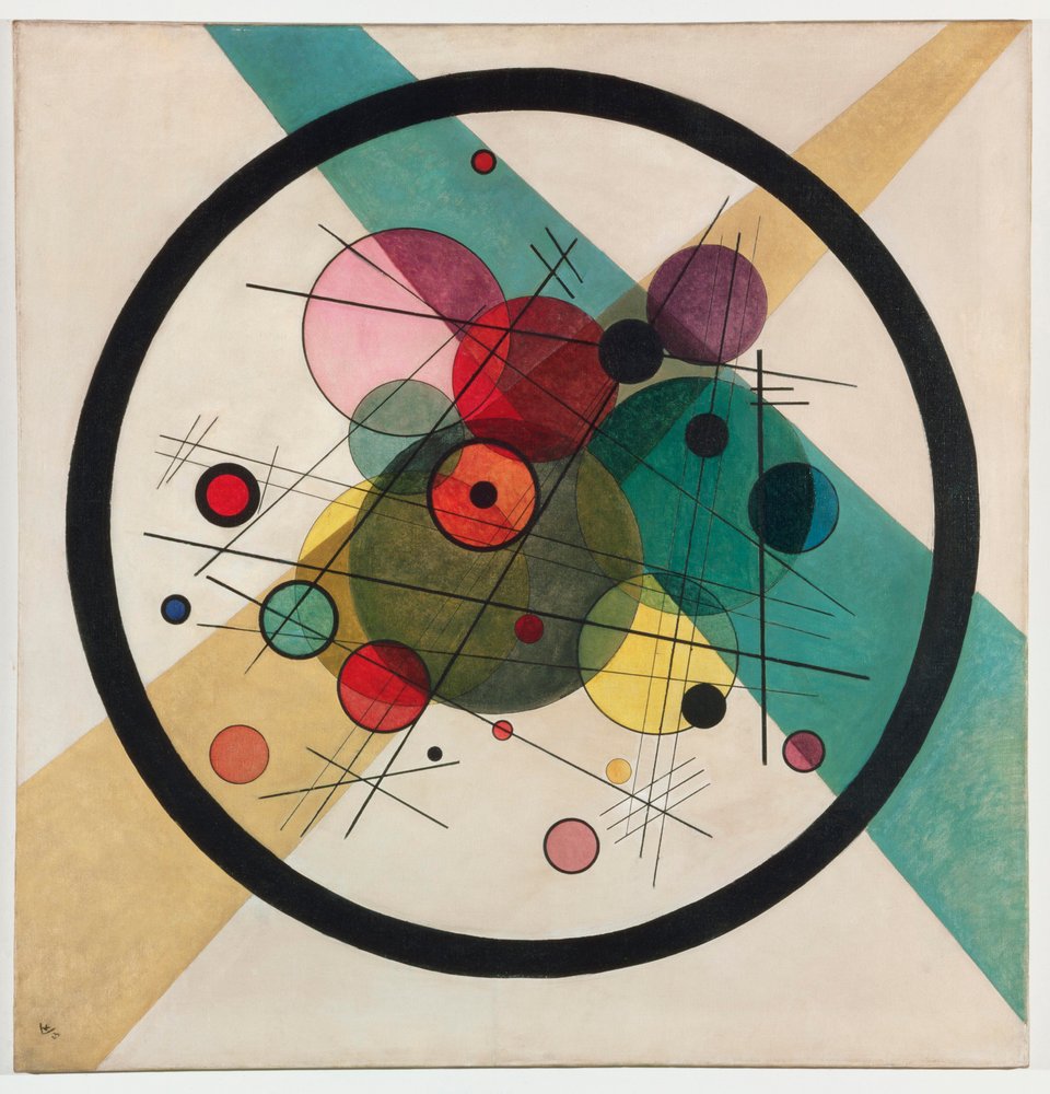 Kreise im Kreis, 1923. von Wassily Kandinsky