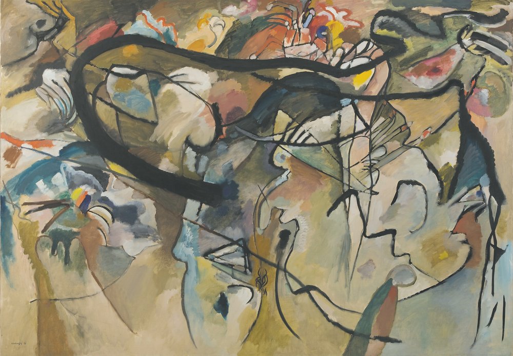 Das jüngste Gericht - Wassily Kandinsky als Kunstdruck oder