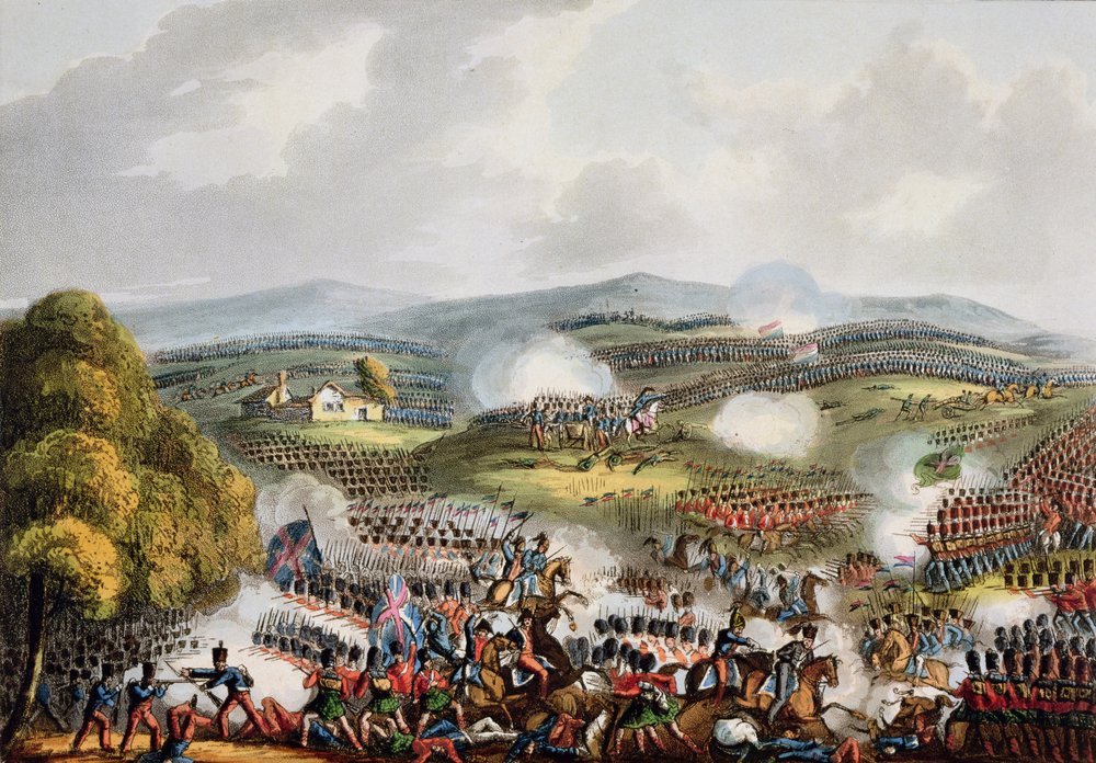 Schlacht bei Quatre Bras, 16. Juni 1815, aus 