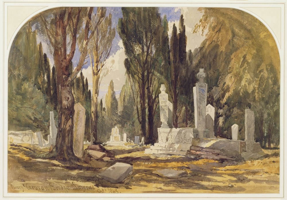 Bei der Karawanenbrücke, Smyrna, 1843 von William James Muller