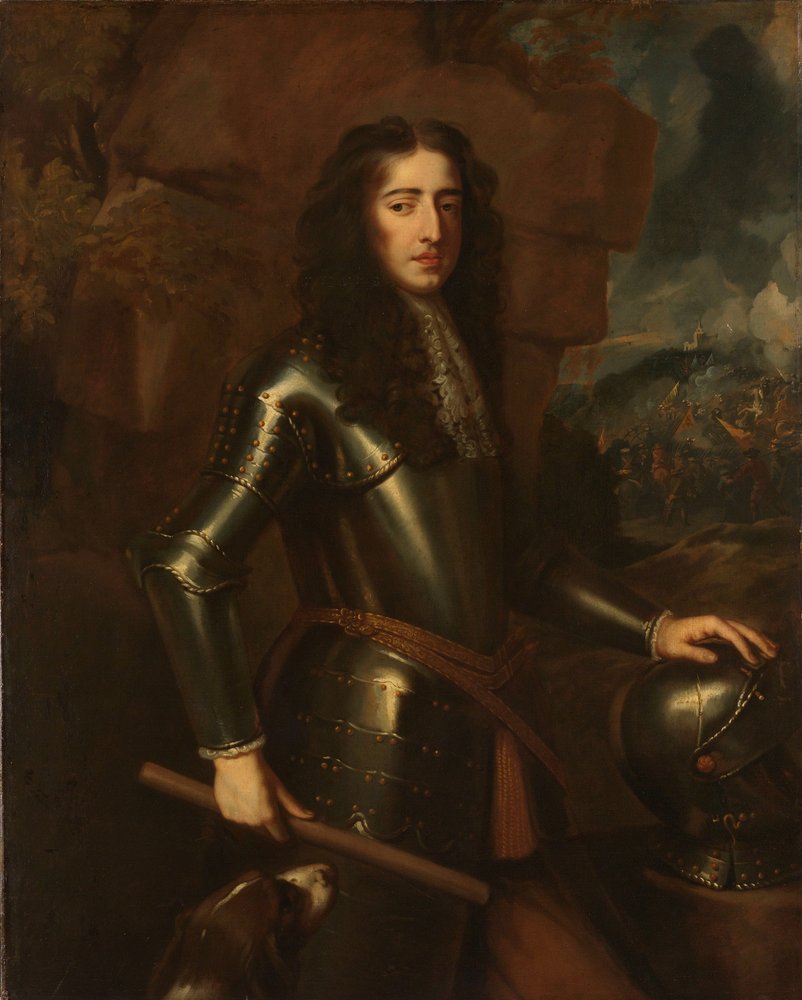 Porträt von Wilhelm III. von William (manner of) Wissing or Wissmig