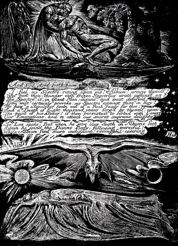 William Blake 1757-1827, englischer Mystiker, Dichter, Maler und Graveur, 1804-1820 von William Blake