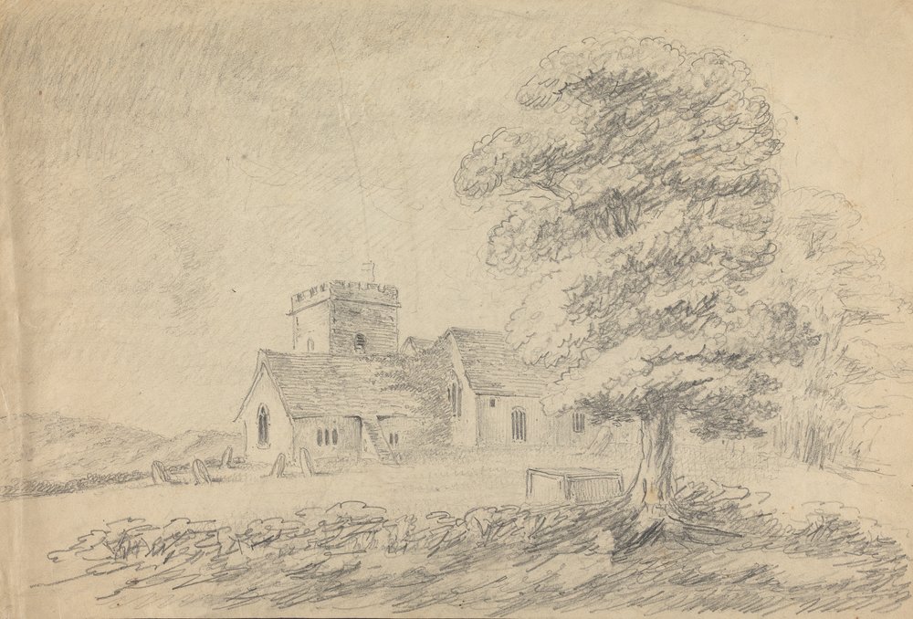 Ansicht der Kirche von Boldre von William Gilpin: Kunstdruck