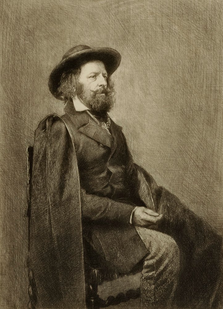 Ohne Titel (Porträt eines sitzenden Mannes) von William Harry Warren Bicknell