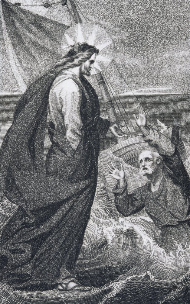 Christus tadelt Petrus, aus 