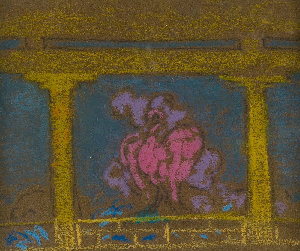 Studie für Szene in Die Tochter des Himmels, Santa Fe, 1915 von William Penhallow Henderson