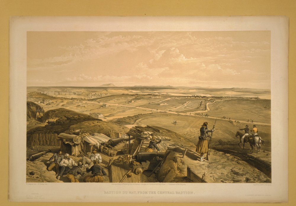 Das Bastion du Mat, Sewastopol, 1855