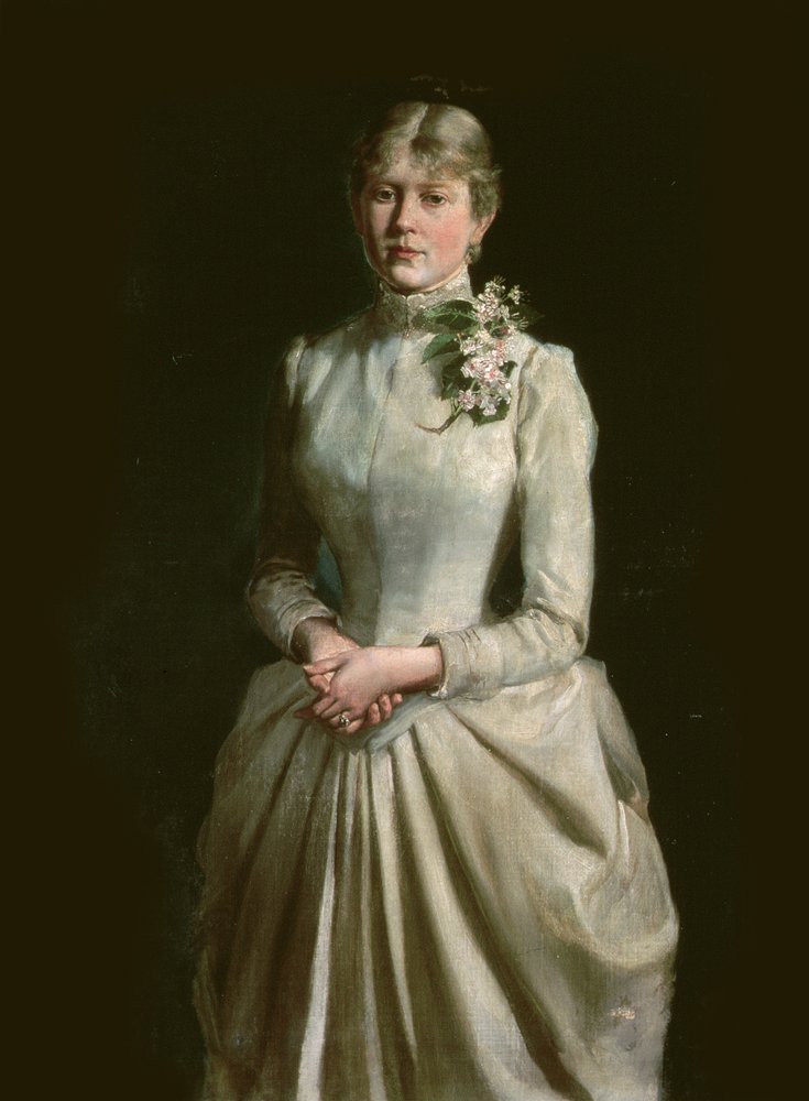 Porträt der Frau des Künstlers, Mary, 1884 von Wojciech Kossak