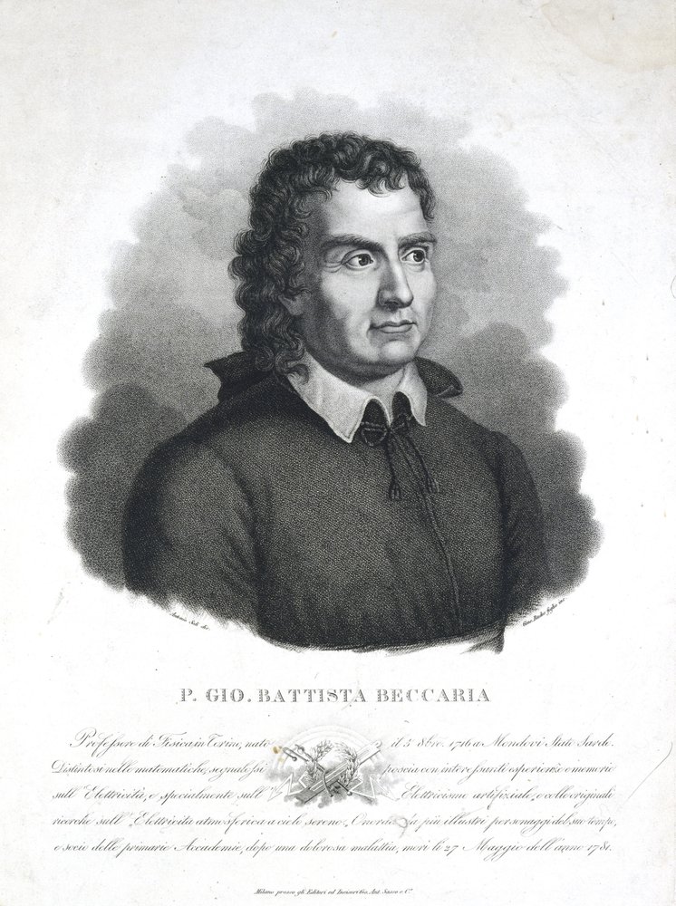 Giambatista Beccaria, italienischer Geistlicher und Wissenschaftler von Frederick (attr. to) Barnard