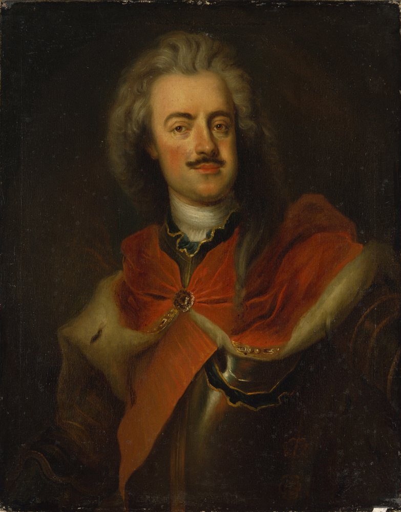 Prinz Leopold von Dessau von Ádam Mányoki: Kunstdruck