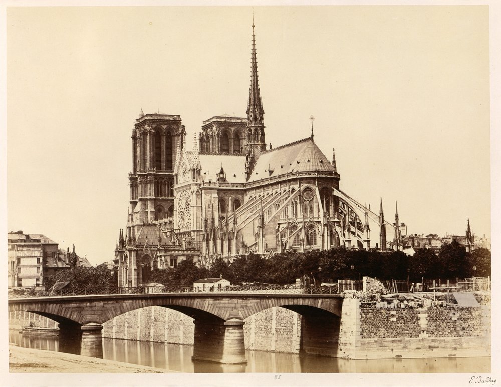 Notre-Dame (Apsis) von Édouard Baldus