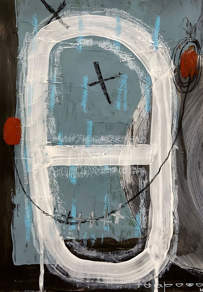 Abstrakter Weißer Bogen von Afranio Raposo