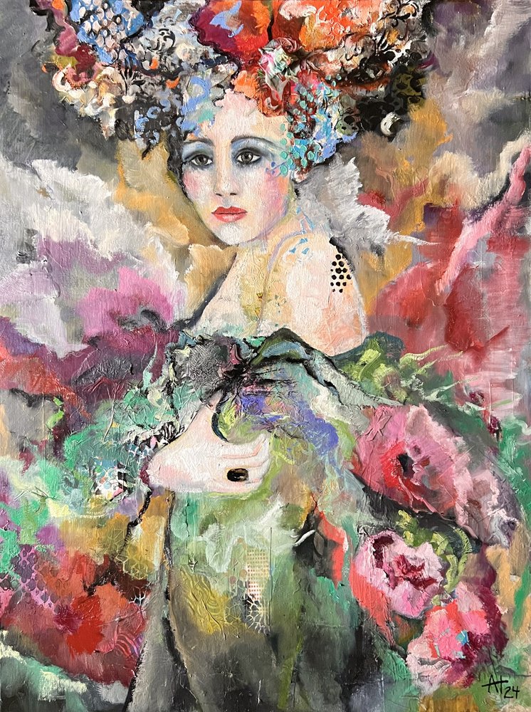 Ätherisches florales Porträt von Alexandra Higgins