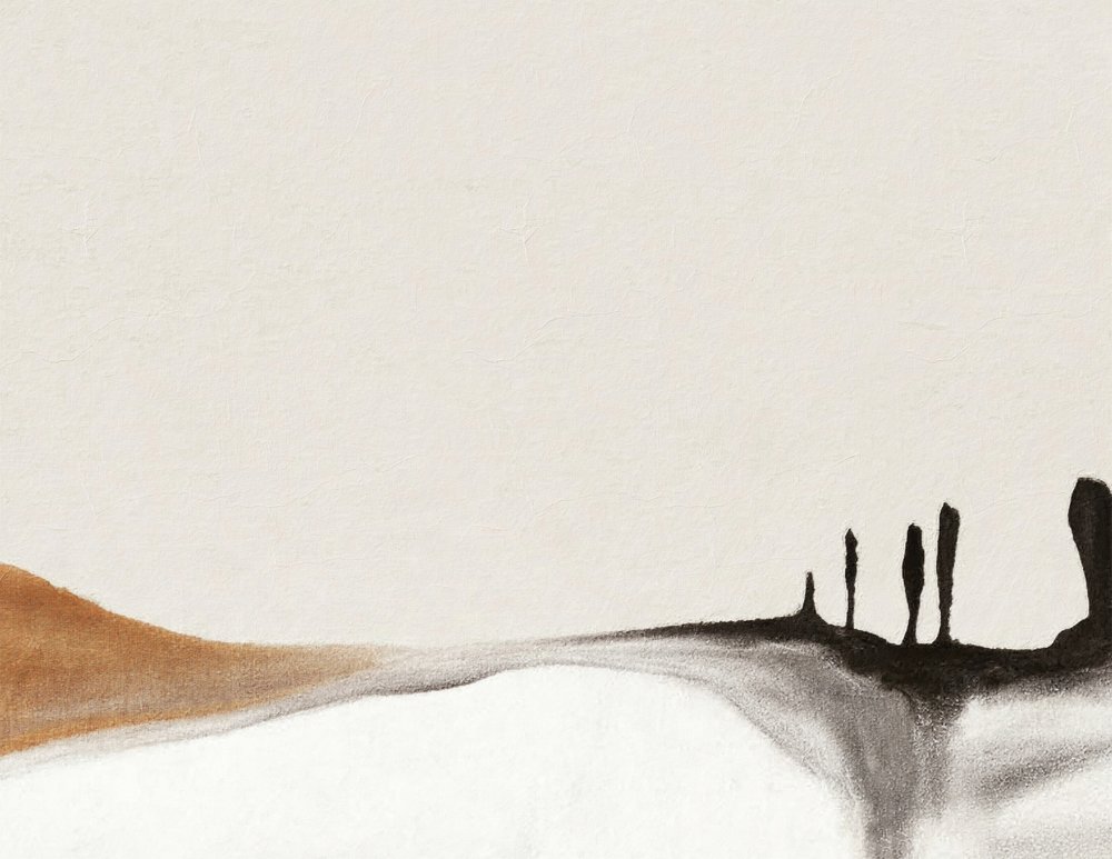 Abstrakte Wüstenformen von Alma