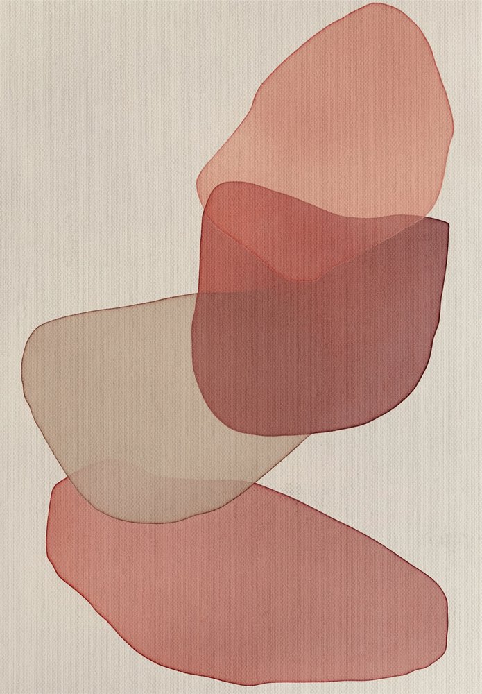 Sanfte überlappende Formen von Alma