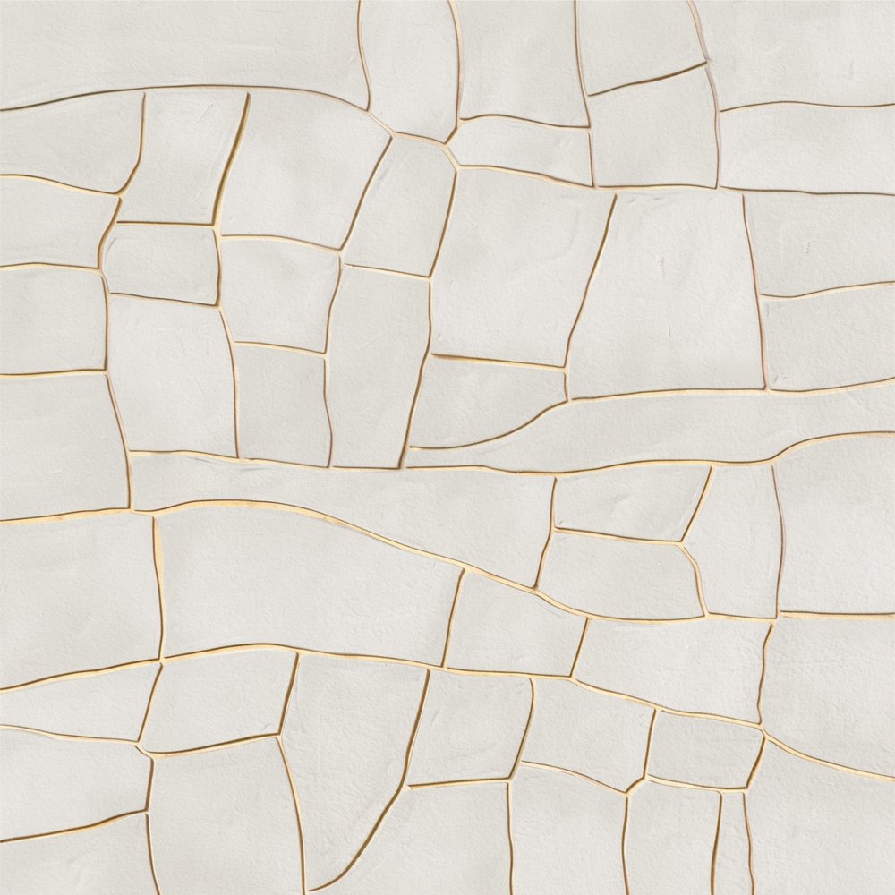 Organisches Weißgoldmuster von Alma