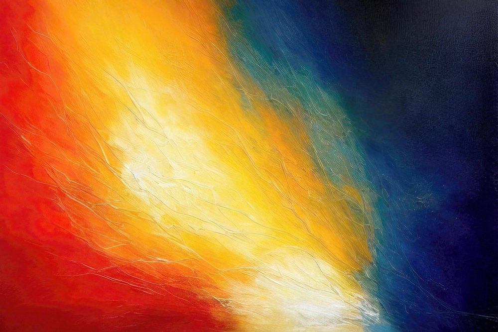 Lebendige Abstrakte Farbexplosion von Alpenglow Workshop