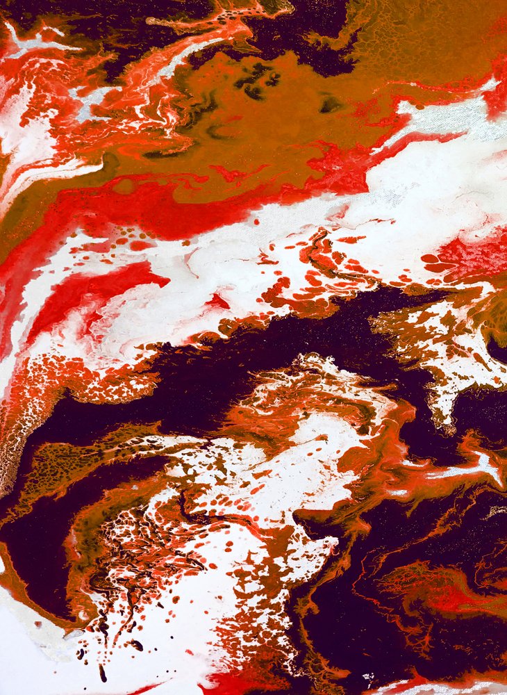 Abstrakter Lavafluss von Alyson Storms