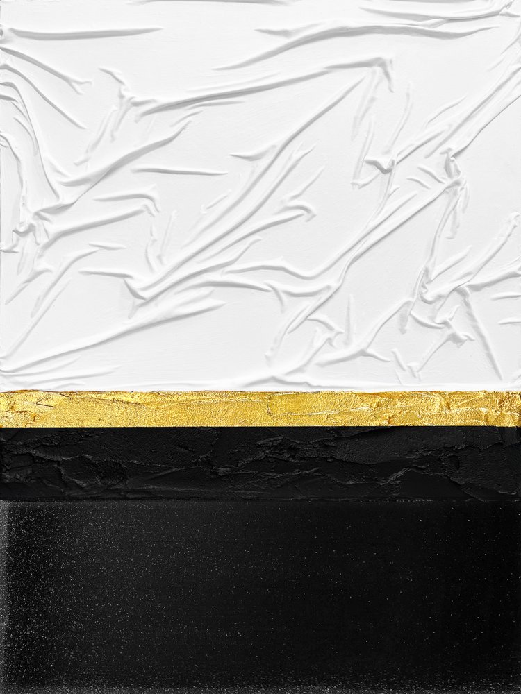 Elegantes Gold-Schwarz-Weiß von Alyson Storms