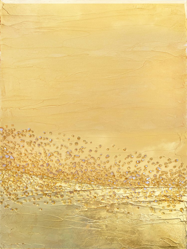 Strahlende Goldtextur von Alyson Storms