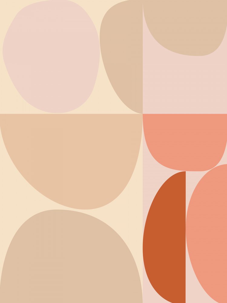 Mittleres Jahrhundert Pastell 16 von Ana Rut Bre