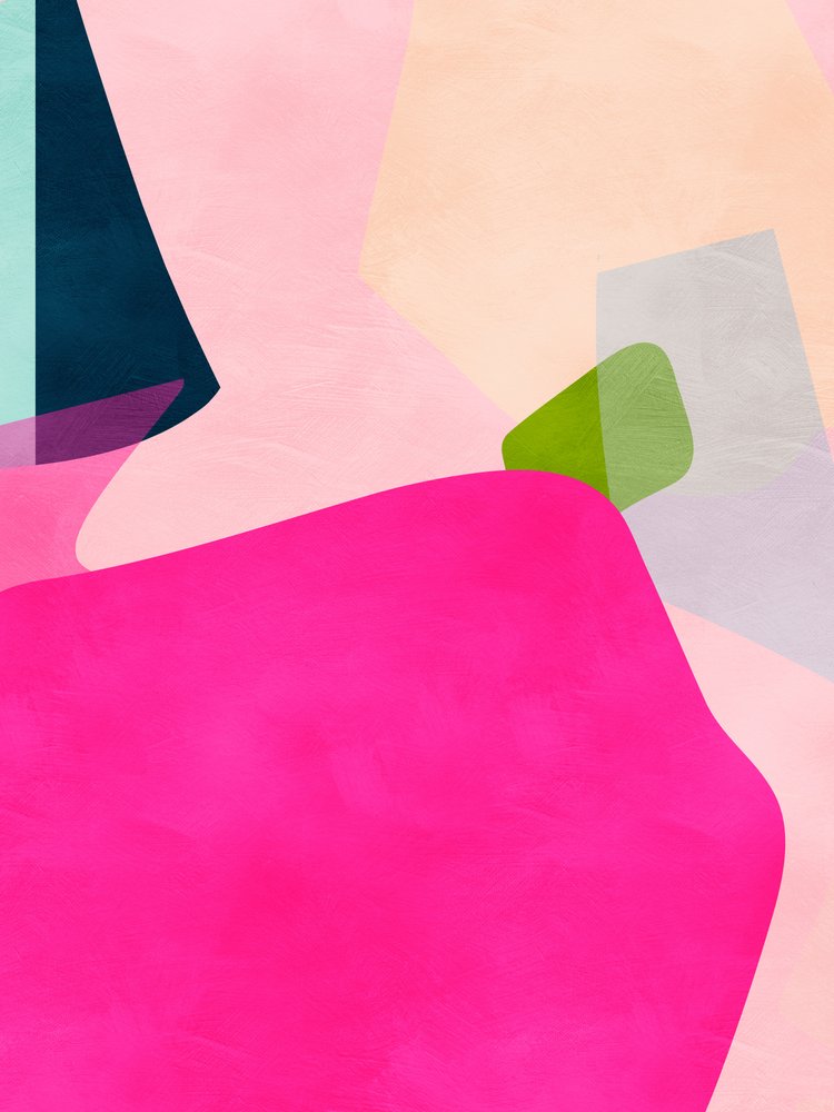 Rosa Pastellform von Ana Rut Bre