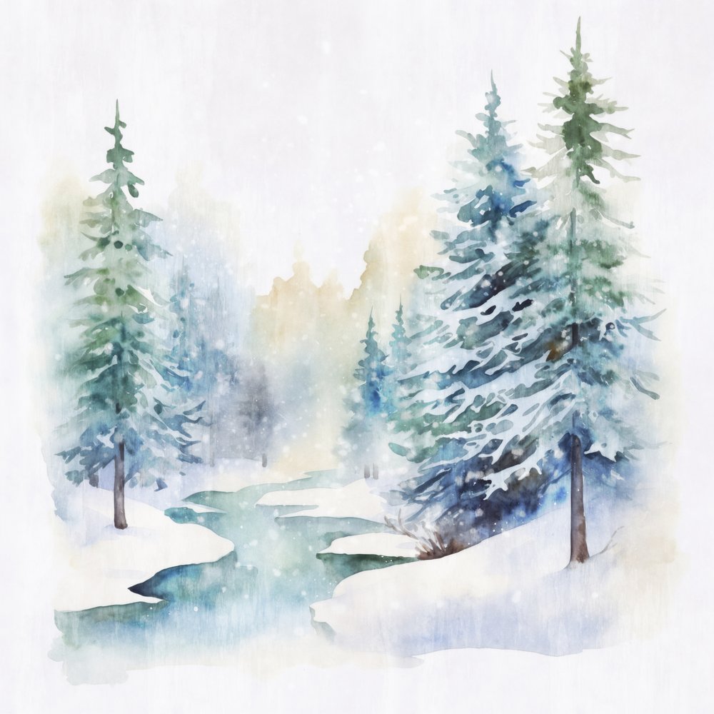 Winterwaldstrom von Andrea Haase