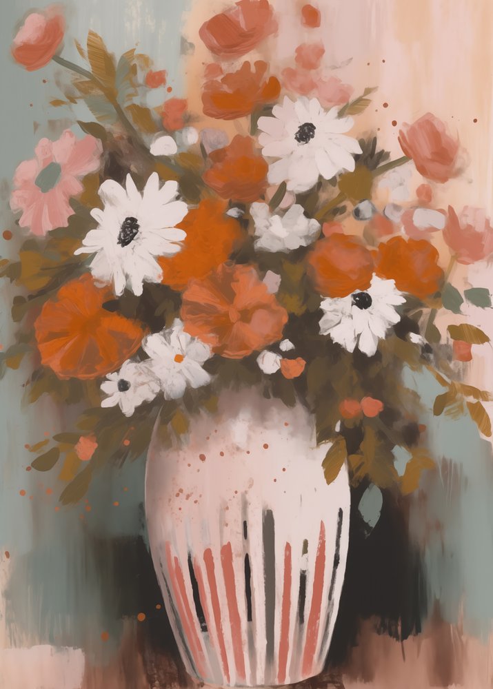 Lebendige Blumenvase von Andreas Magnusson