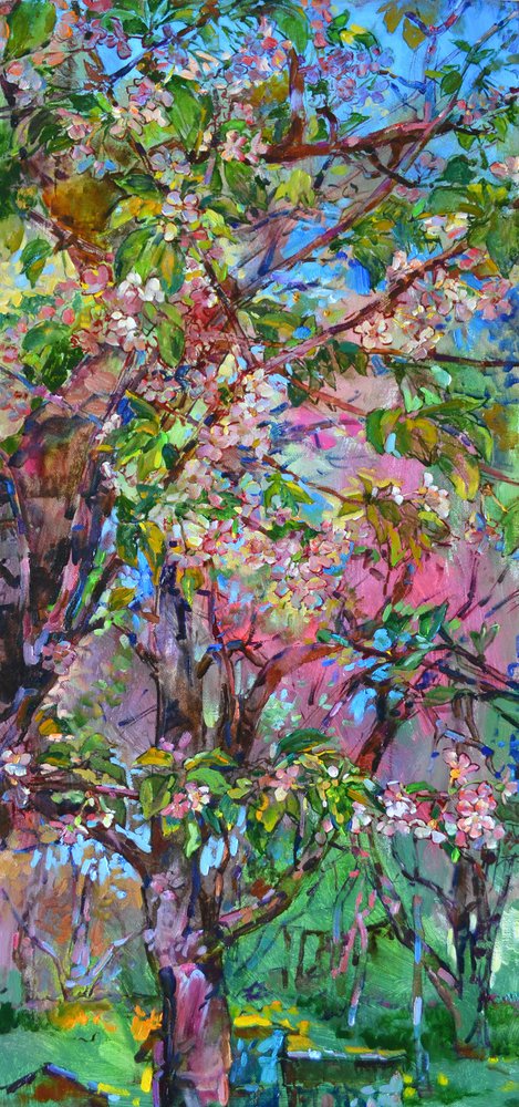 Frühlingsblütenbaum von Andrii Kutsachenko