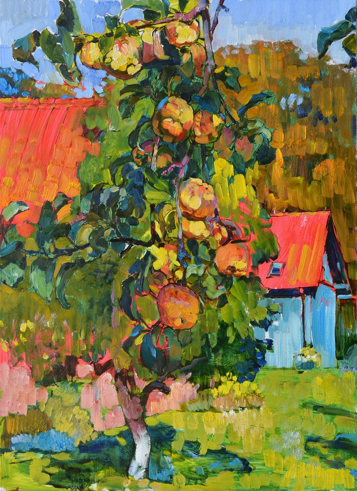 Lebendiger Apfelbaum von Andrii Kutsachenko