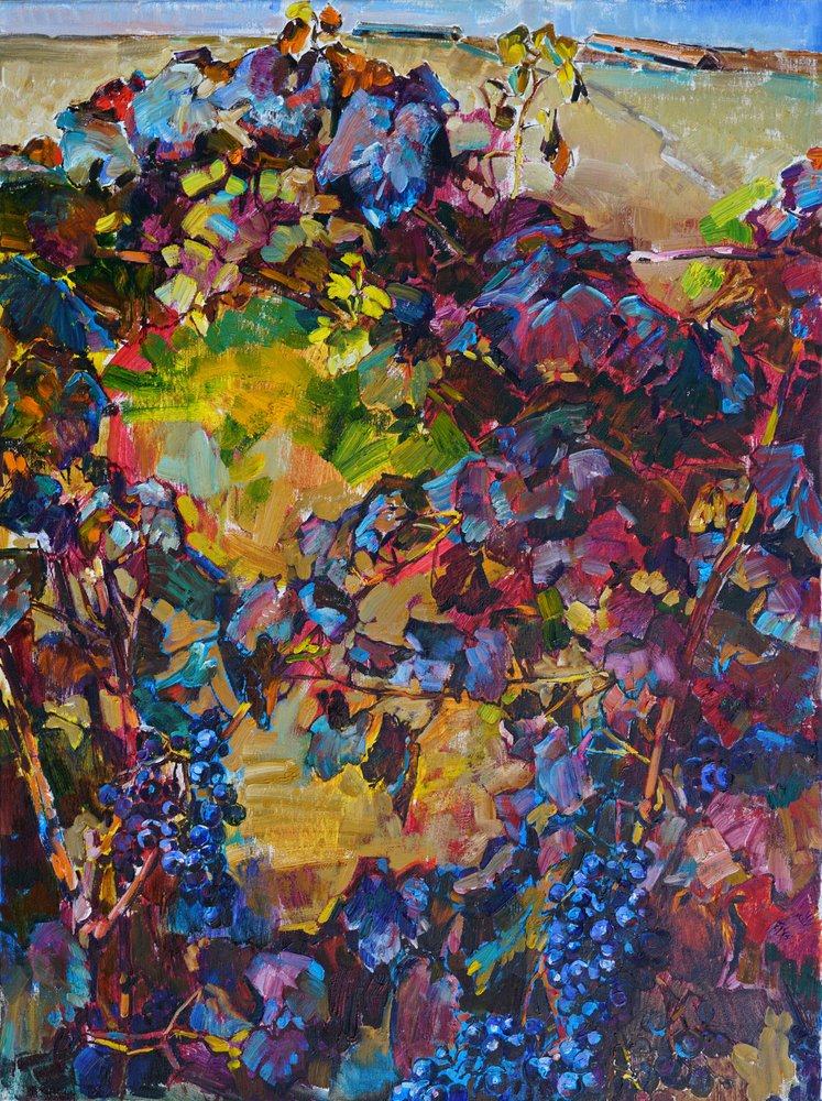 Lebendige Herbsttrauben von Andrii Kutsachenko