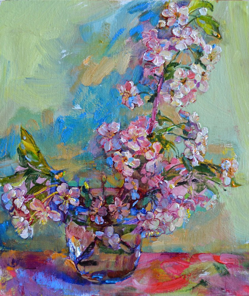 Lebendige Frühlingsblüten von Andrii Kutsachenko