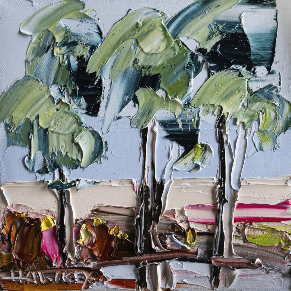 Texturierte Baumlandschaft von Angela Hawkey