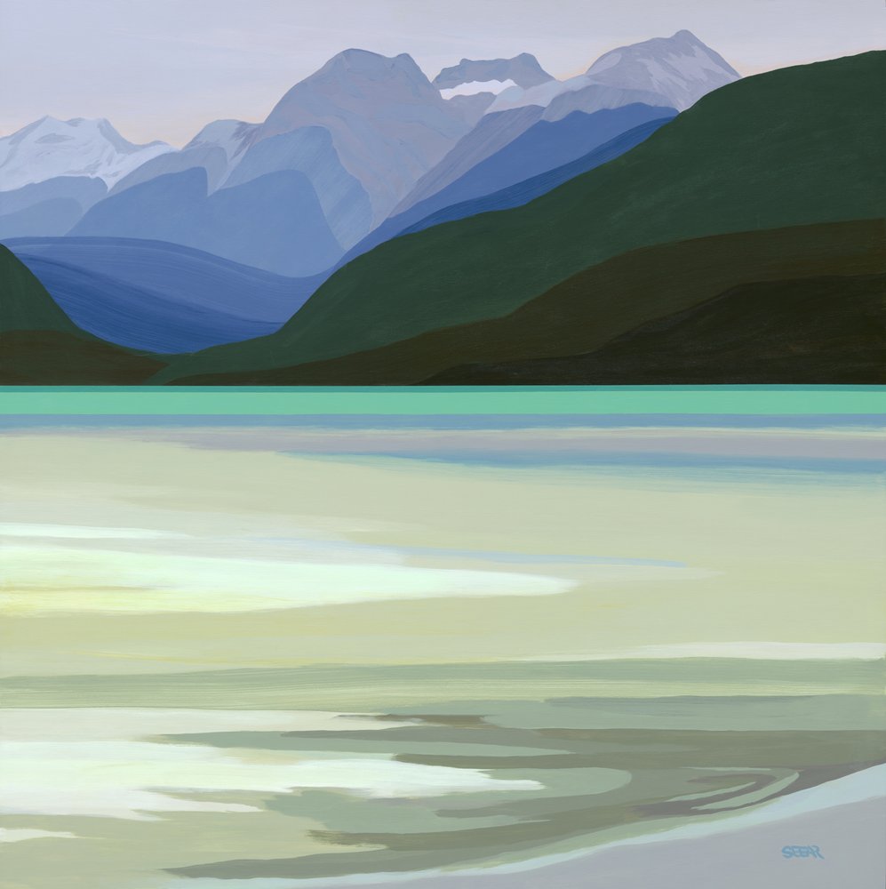 Bergsee-Reflexionen von Angela Seear