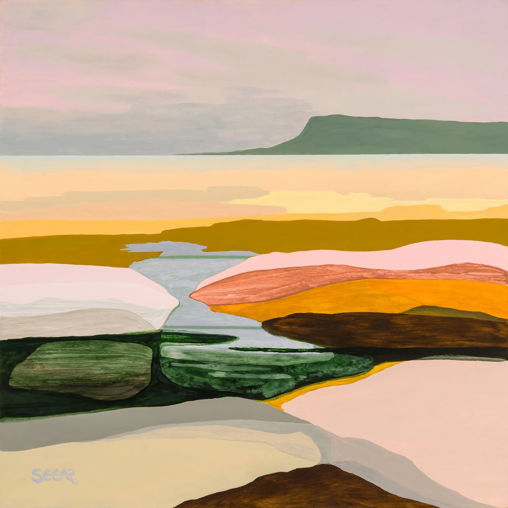 Ruhige abstrakte Landschaft von Angela Seear