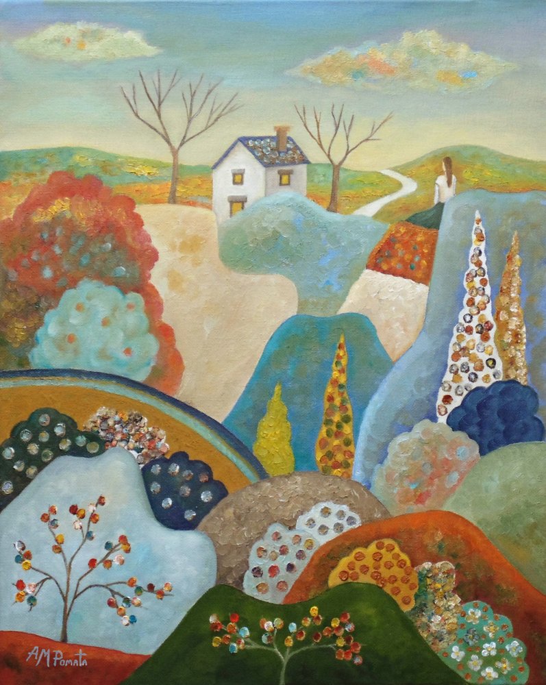 Buntes Landhaus von Angeles M. Pomata