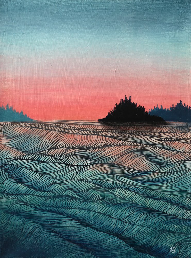 Abendlicht 4 von Ania Witwitzka