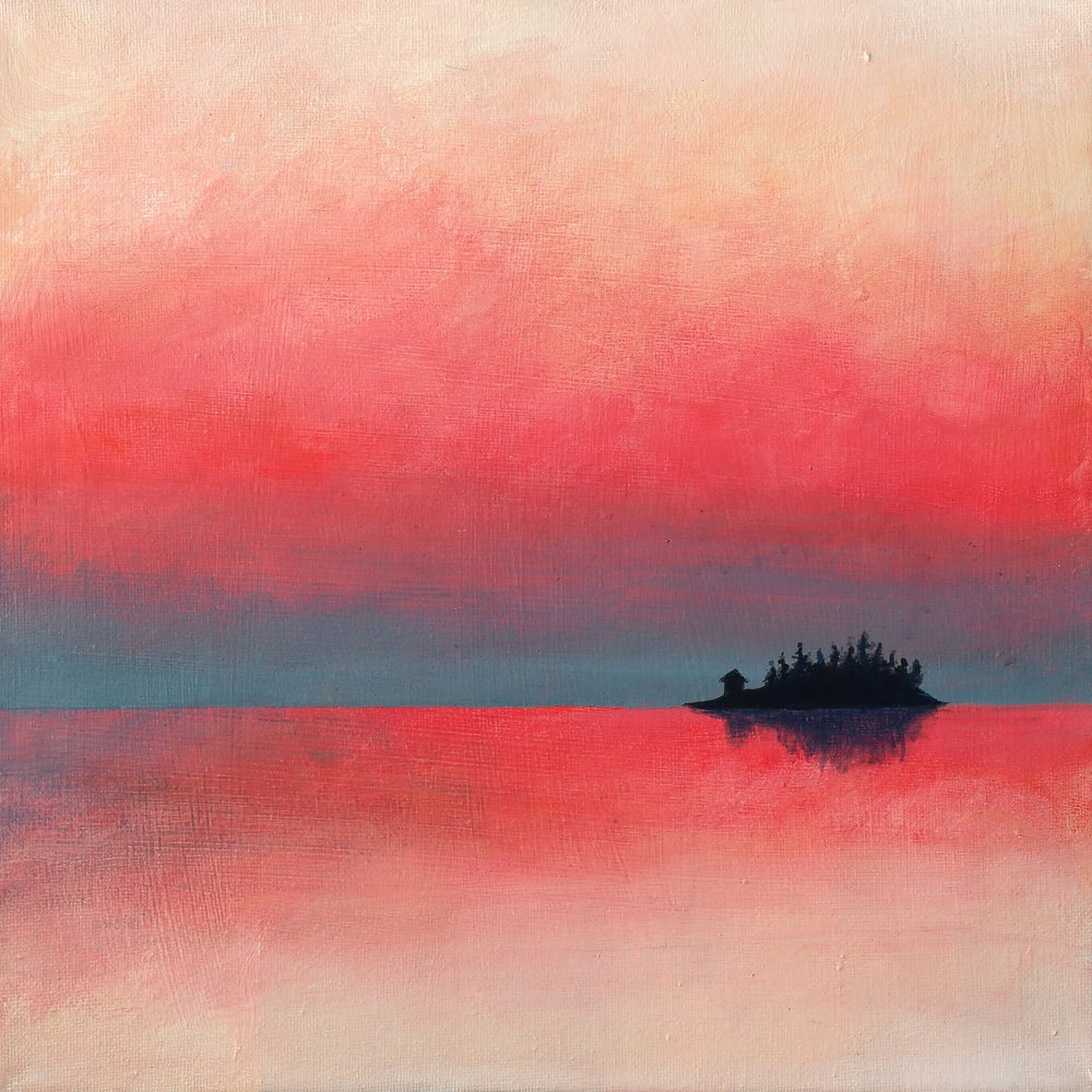 Gelassener Insel-Sonnenuntergang von Ania Witwitzka