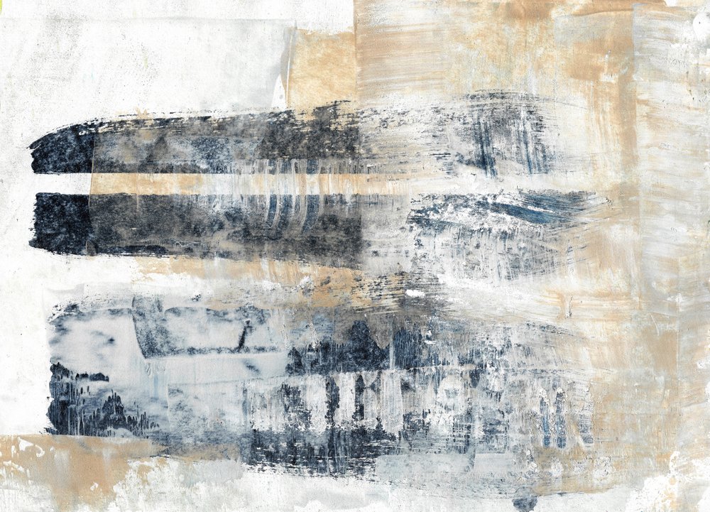 Abstrakter gedämpfter Horizont von Annick